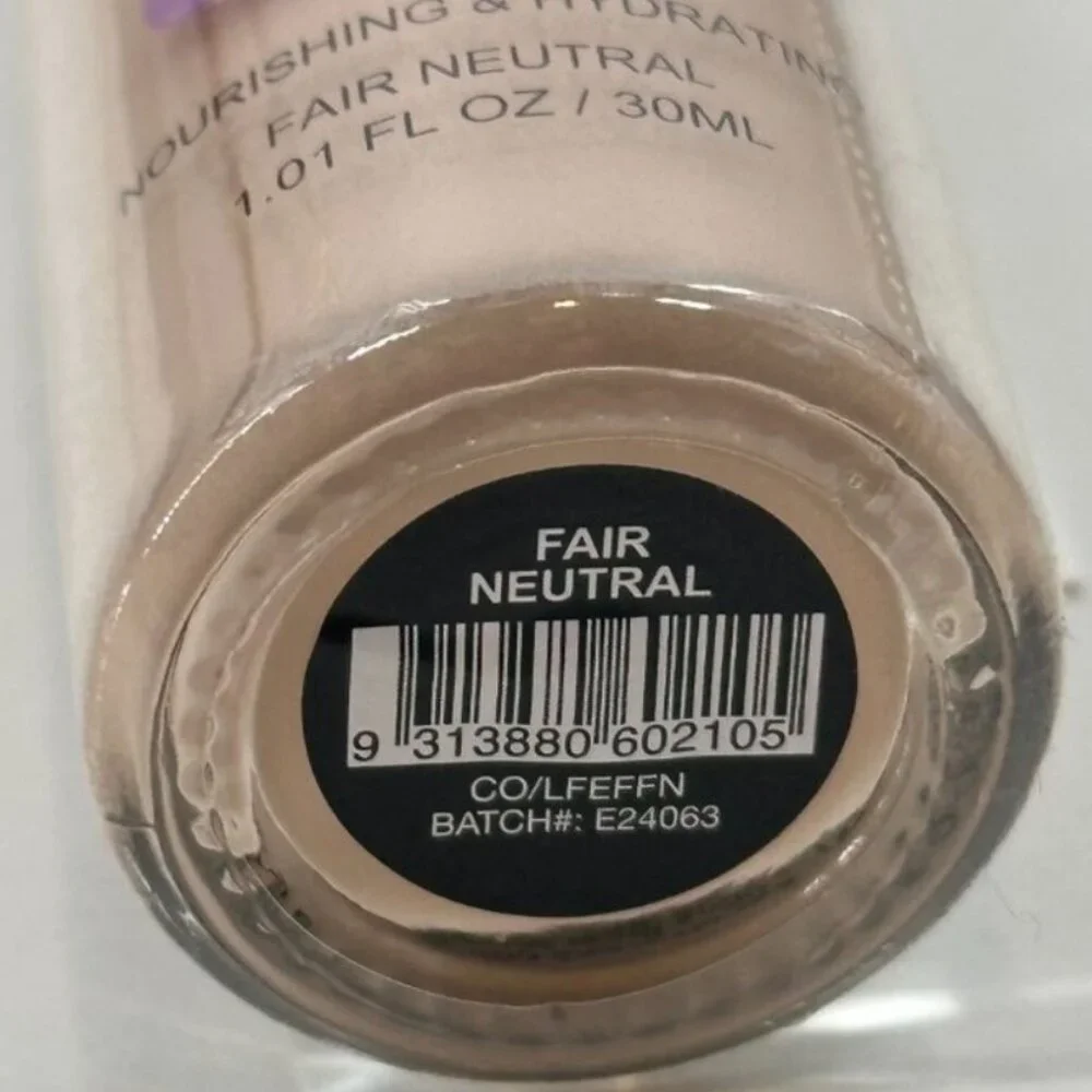 NEW! BYS Full Coverage Foundation Hyaluronic Acid Fair Neutral Nourishing & Hydr